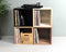 Houten Vinyl Platen Box – Black Magic – Eikenhout
