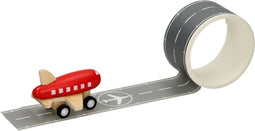 Houten Vliegtuig met Wegtape, 8mtr