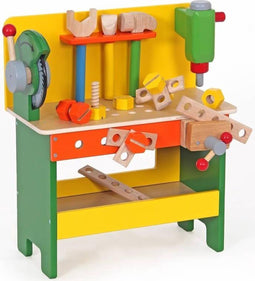 Houten Werkbank met cirkelzaag, Joueco