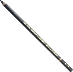 Houtkoolpotlood koh-i-noor gioconda 8811/2 zacht | Omdoos a 12 stuk | 12 stuks