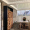 Houtopslag Beltza Zwart 150 x 38.5 x 50 cm