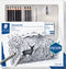 Houtskoolpotloodset Staedtler Design Journey 12-delig | 4 stuks