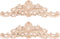 Houtsnijwerk Set van 4 - Elegante Eikenhout Decoratie