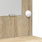 vidaXL - Kaptafel - met - LED-verlichting - - - Sonoma - Eiken - 78,5x41x135 - cm