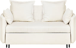 HOVIN - Slaapbank 2-zits - Beige - Polyester