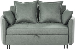 HOVIN - Slaapbank 2-zits - Groen - Polyester