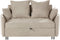 HOVIN - Slaapbank 2-zits - Taupe - Polyester