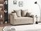 HOVIN - Slaapbank 2-zits - Taupe - Polyester