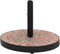vidaXL - Parasolvoet - rond - 12 - kg - zwart - en - wit