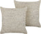 HOWEA - Sierkussen set van 2 - Beige - 45 x 45 cm - Katoen