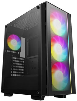DeepCool Matrexx 55 V4 C - Midi Tower PC - ATX Micro-ATX Mini-ITX - Gehard glas