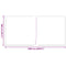 vidaXL - Kunstgras - Zwart - 1x15 - m - 40 - mm