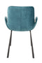Zuiver Brit Armstoel - Velvet - Petrol - Set van 2
