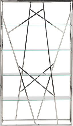 HOXIE - Boekenkast - Zilver - RVS