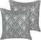 HOYA - Sierkussen set van 2 - Grijs - 45 x 45 cm - Katoen