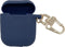 Høyde - Geschikt voor AirPods 1 / 2 - Softcase hoesje - Donkerblauw