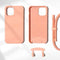 Høyde - Geschikt voor iPhone 13 Pro - Telefoonhoes met koord - Oranje