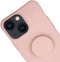 Høyde - Geschikt voor iPhone 13 - Telefoonhoes met koord + Socket houder - Roze