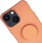 Høyde - Geschikt voor iPhone 13 - Telefoonhoes met koord + Socket houder - Oranje