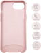 Høyde - Geschikt voor iPhone SE (2022 / 2020) / 8 / 7 / 6(s) - Telefoonhoes met koord + Socket houder - Roze