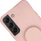 Høyde - Geschikt voor Samsung Galaxy S22 Plus / S22+ - Telefoonhoes met koord + Socket houder - Roze