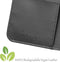 Høyde - Vegan lederen bookcase hoes - 100% Biologisch Afbreekbaar - Geschikt voor Samsung Galaxy S21 Plus / S21+ - Zwart