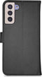 Høyde - Vegan lederen bookcase hoes - 100% Biologisch Afbreekbaar - Geschikt voor Samsung Galaxy S21 Plus / S21+ - Zwart