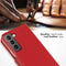 Selencia Galaxy S22 - Echt Lederen Bookcase - 3 Pashouders - Rood