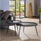 Hoyz - Salontafel Rond Metallic - Zwart - Set van 2 - 76x76x40