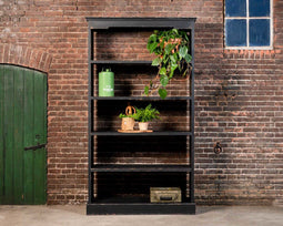 Open Boekenkast Zwart - Opbergkast Hout - Houten boekenkast