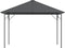 vidaXL - Prieel - met - dak - 3x3 - m - antracietkleurig