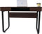 VDD Industrial Vintage Design - Bureau computertafel - 3 open vakken - zwart bruin