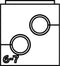 HellermannTyton VP-S_/6-7_Ins-dbl-PL-BK (20) Dubbele doorvoertule Halogeenvrij Kunststof Zwart 20 stuk(s)