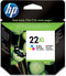 HP 22XL Inktcartridge - Cyaan / Geel / Magenta