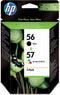 HP 56/57 - Inktcartridge / Zwart / Kleuren (SA342AE)