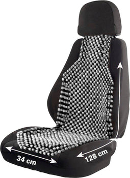 HP Autozubehör - auto stoeldek houten kogel, massagefunctie - Antraciet