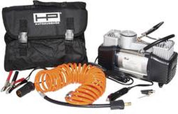 HP Autozubehör Compressor 7 bar 2 cilinders, Analoge Manometer, Opbergbox/tas