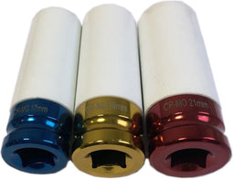 HP Autozubehör HP Alufelgen Schoneinsätze 17-19-21mm 13213 Kunststof huls 17 - 21 mm 1/2 (12.5 mm)