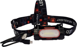 HP Autozubehör LED Hoofdlamp werkt op USB, werkt op een accu 180 lm 28020