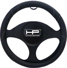 HP Autozubehör Stuurwielhoes (Ø x h) 39 cm x 4 cm Polyurethaan (PU) Zwart 37 - 39 cm