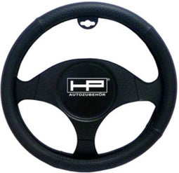 HP Autozubehör Stuurwielhoes (Ø x h) 40.5 cm x 3.5 cm Echt leer Zwart 37 - 39 cm