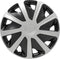 HP Autozubehör Wieldoppen R16 Antraciet-grijs 4 stuk(s)