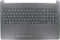 HP Laptop Toetsenbord Qwerty US + Top Cover - Zwart