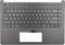 HP Laptop Toetsenbord Qwerty US + Top Cover - Zwart