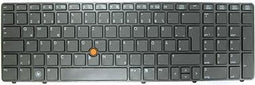 HP Laptop Toetsenbord Qwerty US (W8) + Trackpoint, Backlight