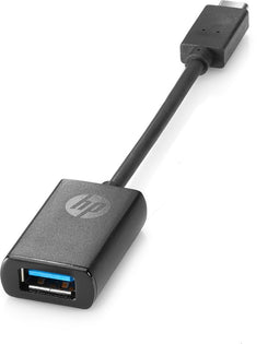 HP - USB-adapter - USB type A (V) naar USB-C (M) - USB 3.0 - 14.08 cm - voor HP 340S G7; Chromebook 14 G6; Elite Slice G2; ProBook 430 G7, 440 G7, 450 G7; ProBook x360