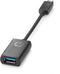HP - USB-adapter - USB type A (V) naar USB-C (M) - USB 3.0 - 14.08 cm - voor HP 340S G7; Chromebook 14 G6; Elite Slice G2; ProBook 430 G7, 440 G7, 450 G7; ProBook x360