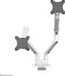Neomounts DS70S-950WH2 - Monitorarm voor 2 schermen tot 35