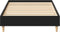 vidaXL - Bedvoet - 120x200 - cm - Zwart - Eiken - Meubelplaat