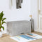 vidaXL - Wandschoenenkast - 70x35x38 - cm - massief - grenenhout - sonoma - grijs